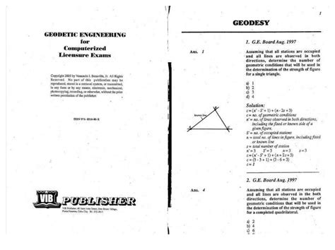 Geodesy Exam Reviewer (Besavilla) .
